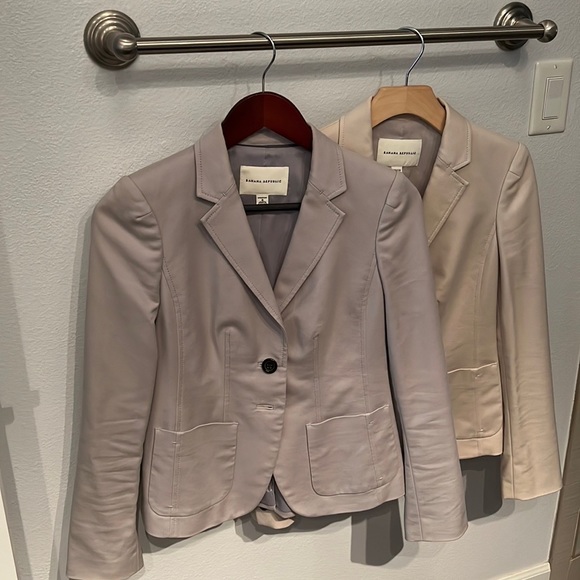 Banana Republic Blazer Grey Size 4 - Picture 8 of 10